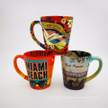 hot selling ceramic cups full wrap printing mugs coffee cup